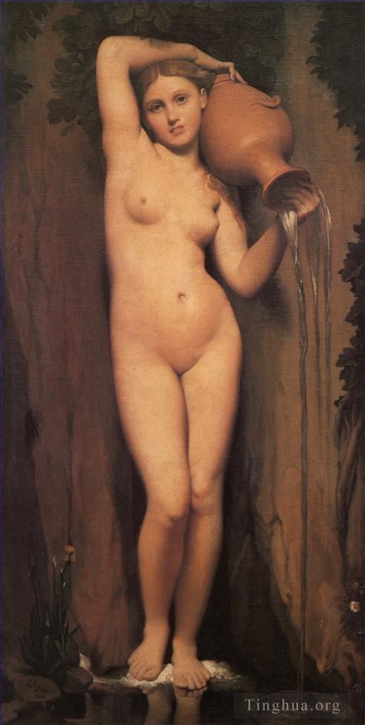 Jean-Auguste-Dominique Ingres Peinture à l'huile - la source