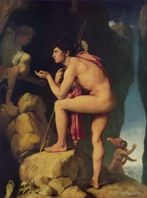 Jean-Auguste-Dominique Ingres œuvres - Œdipe et le Sphinx