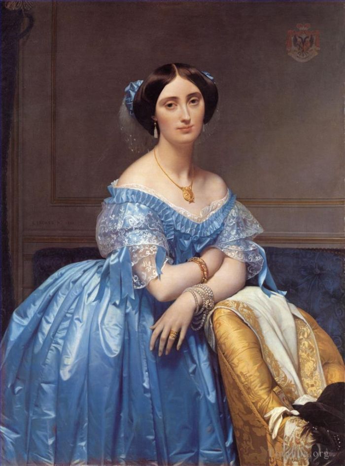 Jean-Auguste-Dominique Ingres Peinture à l'huile - Princesse Albert de Broglie