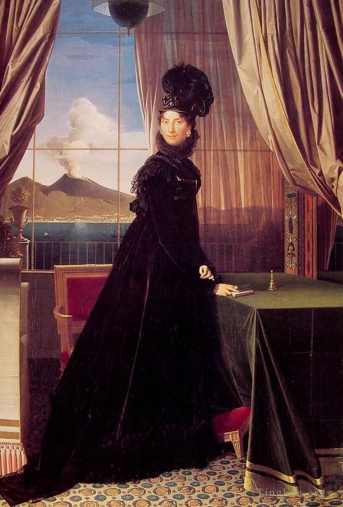 Jean-Auguste-Dominique Ingres Peinture à l'huile - Reine Caroline Murat