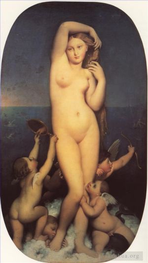 Jean-Auguste-Dominique Ingres œuvres - Vénus Anadyomène