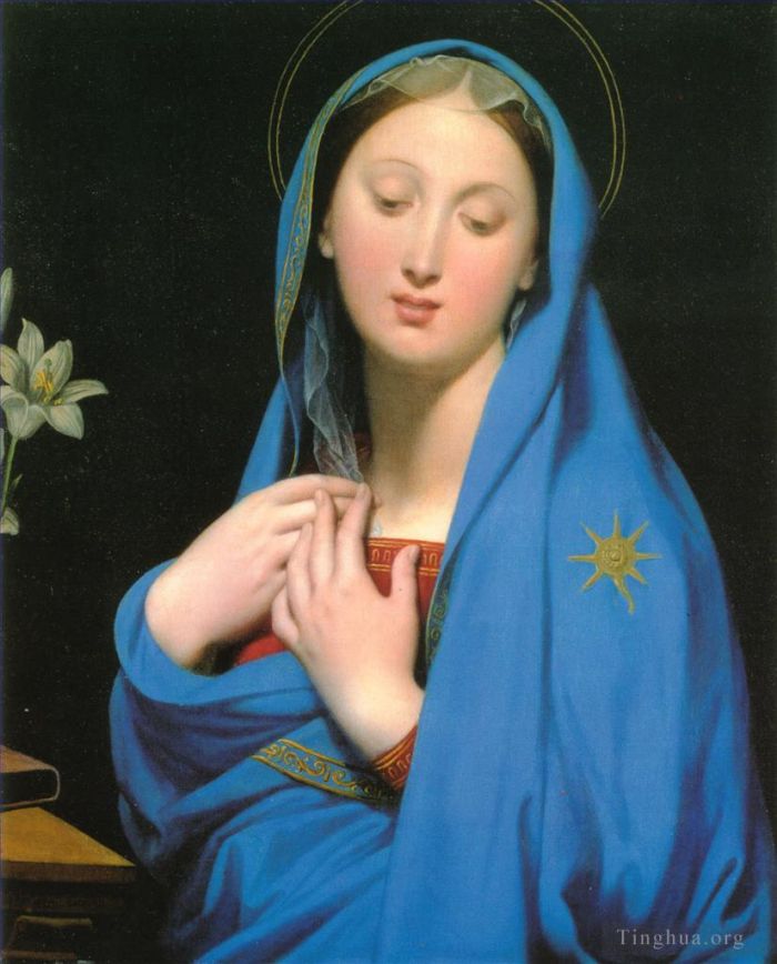 Jean-Auguste-Dominique Ingres Peinture à l'huile - Vierge de l'Adoption