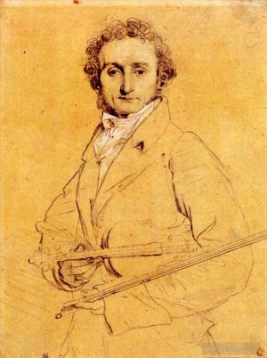 Jean-Auguste-Dominique Ingres œuvres - Nicolas Paganini