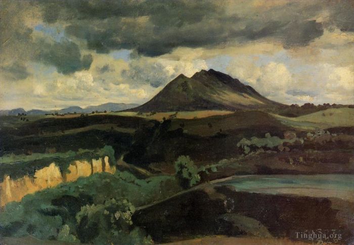 Jean-Baptiste-Camille Corot Peinture à l'huile - La Monta Soracte