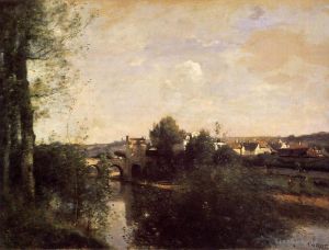 Jean-Baptiste-Camille Corot œuvres - Vieux Pont de Limay sur Seine