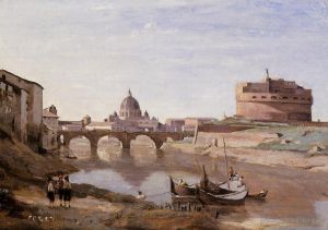 Jean-Baptiste-Camille Corot œuvres - Château Saint-Ange de Rome