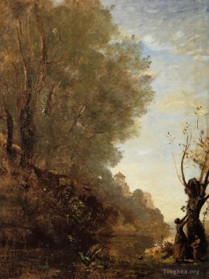 Jean-Baptiste-Camille Corot œuvres - L'île heureuse