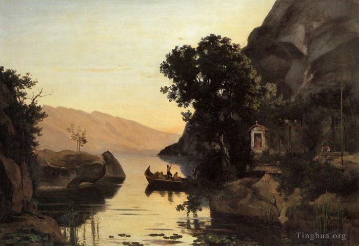 Jean-Baptiste-Camille Corot Peinture à l'huile - Voir à Riva Tyrol italien