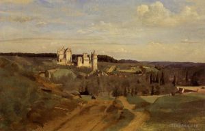 Jean-Baptiste-Camille Corot œuvres - Vue de Pierrefonds