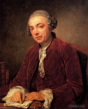 Jean-Baptiste Greuze œuvres - Portrait d'Abraham De Roquencourt