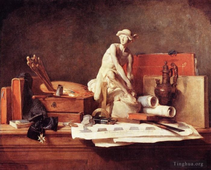 Jean-Baptiste-Siméon Chardin Peinture à l'huile - Arts