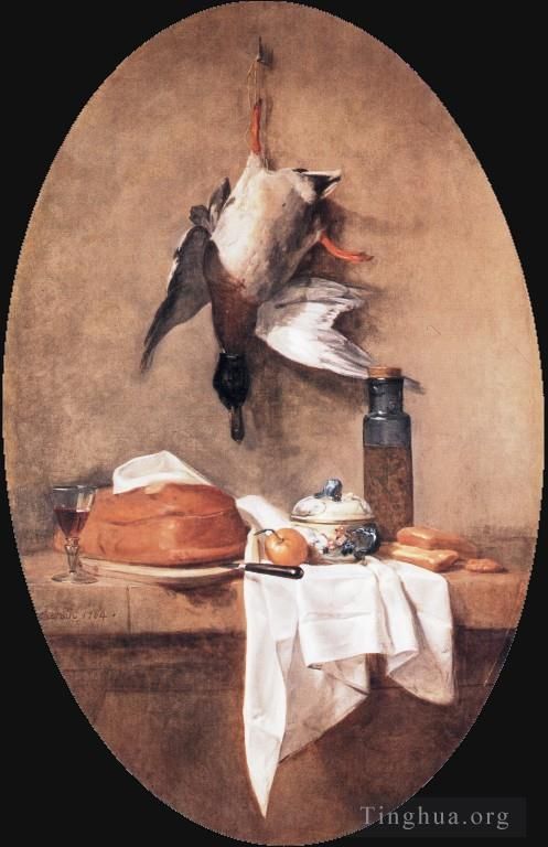 Jean-Baptiste-Siméon Chardin Peinture à l'huile - Canard