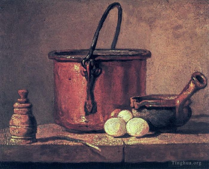 Jean-Baptiste-Siméon Chardin Peinture à l'huile - Œufs