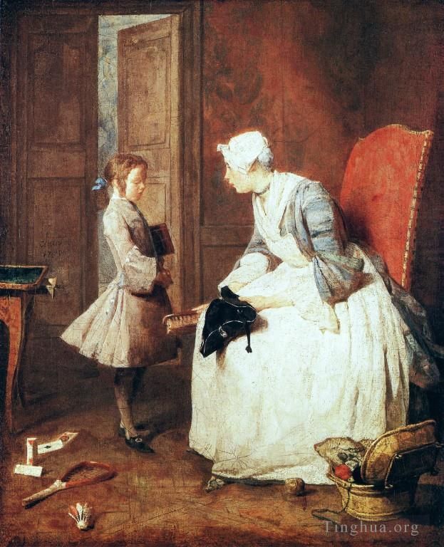 Jean-Baptiste-Siméon Chardin Peinture à l'huile - Gove