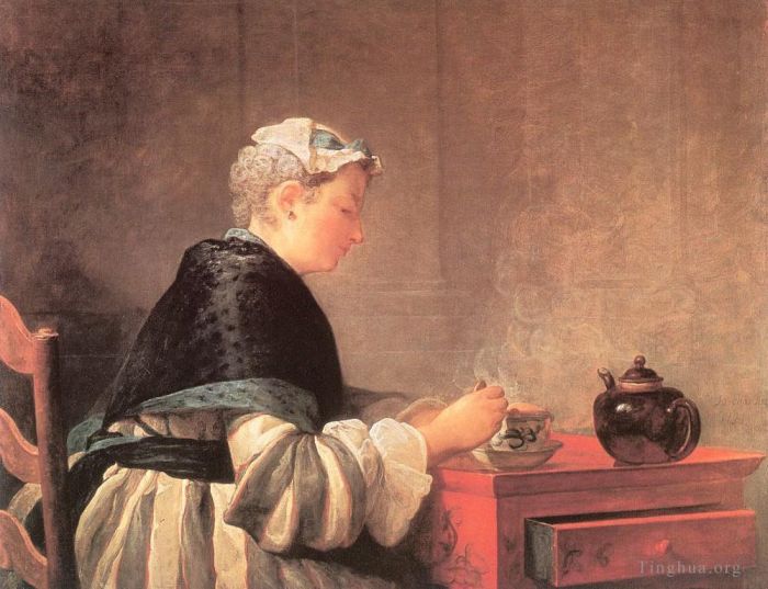 Jean-Baptiste-Siméon Chardin Peinture à l'huile - Thé