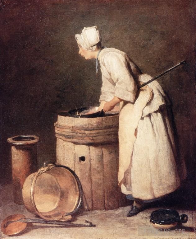 Jean-Baptiste-Siméon Chardin Peinture à l'huile - Scul