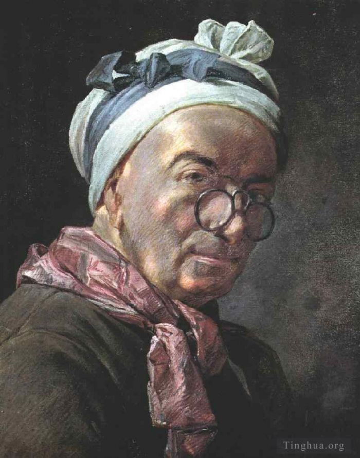Jean-Baptiste-Siméon Chardin Peinture à l'huile - Autoportrait