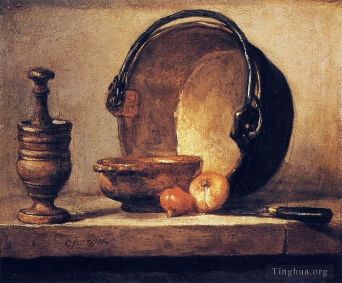 Jean-Baptiste-Siméon Chardin Peinture à l'huile - Nature morte