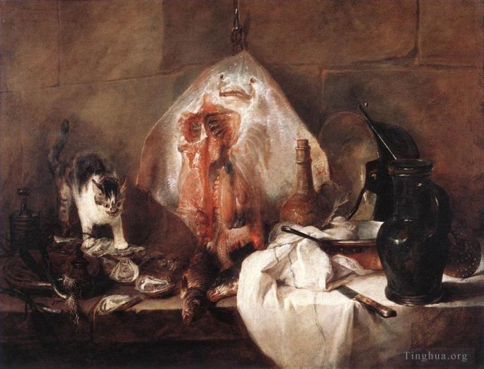 Jean-Baptiste-Siméon Chardin Peinture à l'huile - Le rayon