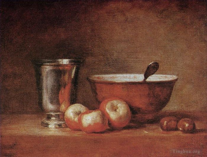 Jean-Baptiste-Siméon Chardin Peinture à l'huile - La coupe d'argent
