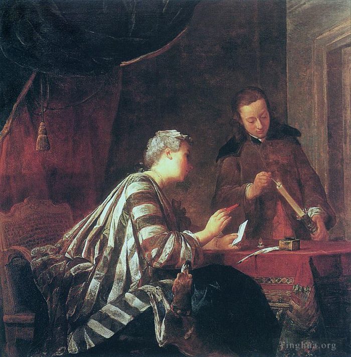 Jean-Baptiste-Siméon Chardin Peinture à l'huile - Sans titre2