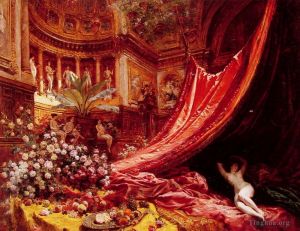Jean Béraud œuvres - Symphonie en rouge et or