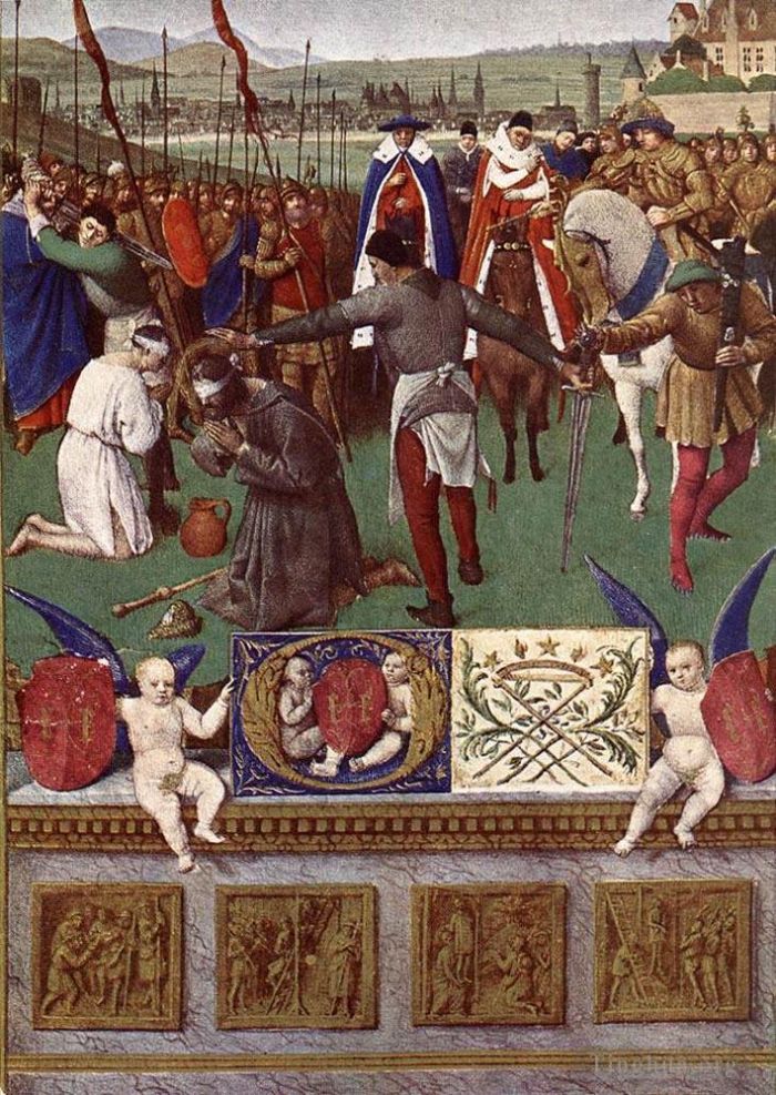 Jehan Fouquet Peinture à l'huile - Le martyre de saint Jacques le Grand