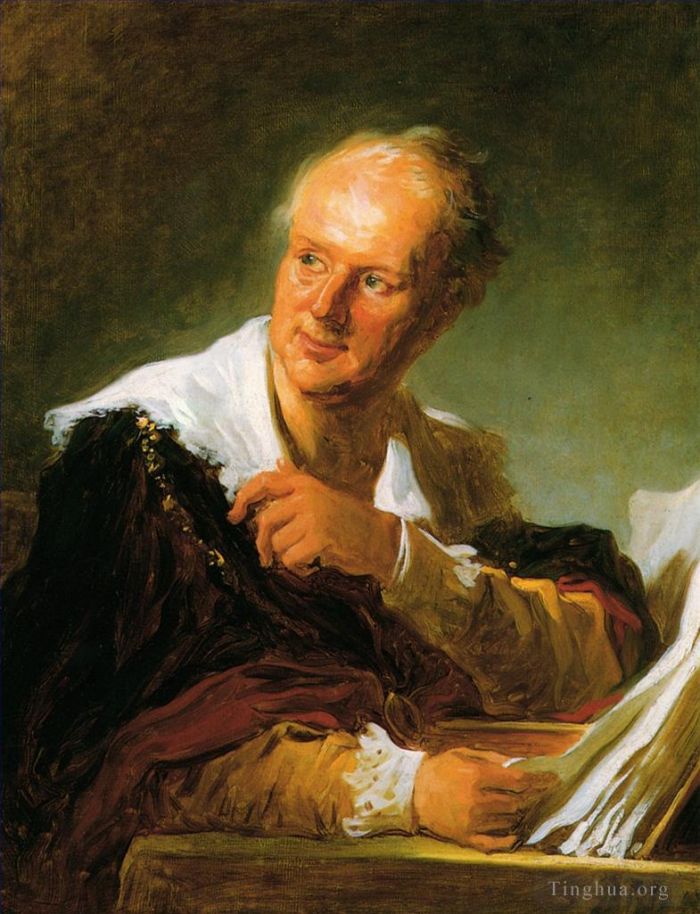 Jean-Honoré Fragonard Peinture à l'huile - Portrait d'un homme