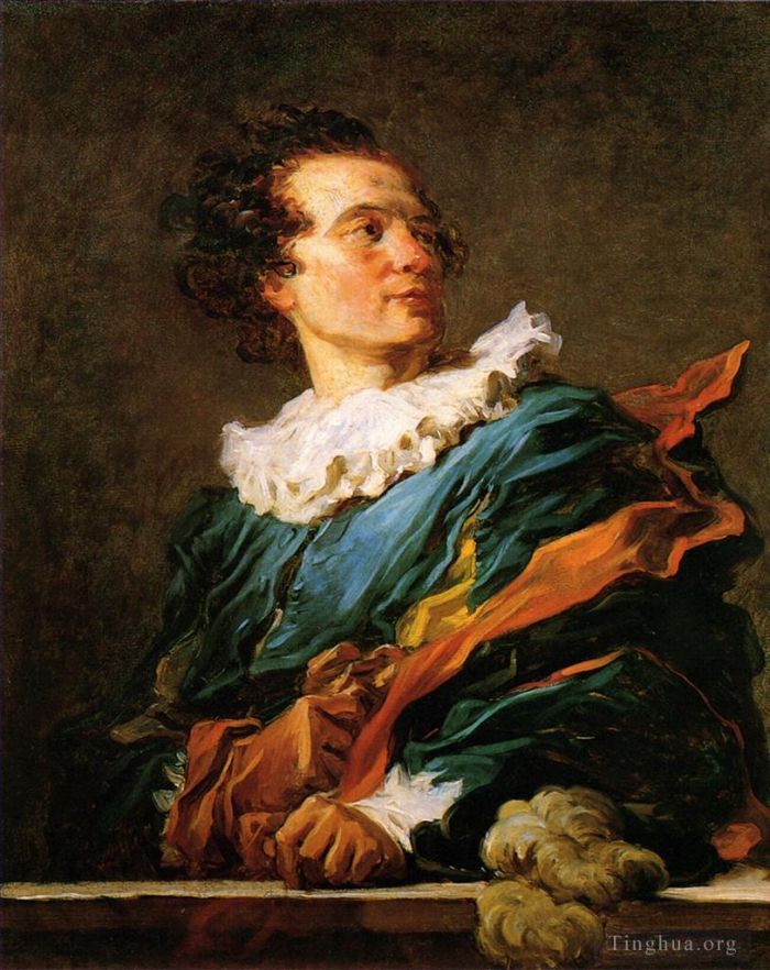 Jean-Honoré Fragonard Peinture à l'huile - Portrait d'un jeune homme