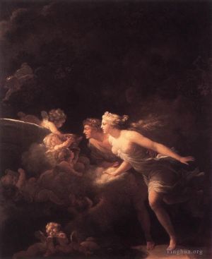 Jean-Honoré Fragonard œuvres - La Fontaine de l'Amour