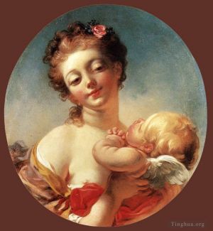 Jean-Honoré Fragonard œuvres - Vénus et Cupidon