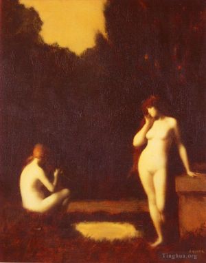 Jean-Jacques Henner œuvres - Idylle