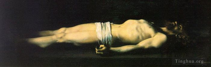 Jean-Jacques Henner Peinture à l'huile - Jésus au tombeau