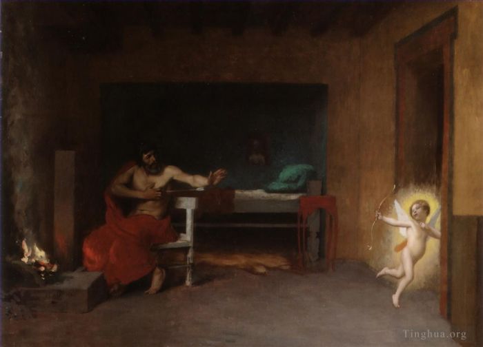 Jean-Léon Gérôme Peinture à l'huile - Anacréon 3