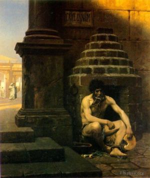 Jean-Léon Gérôme œuvres - Cave canem