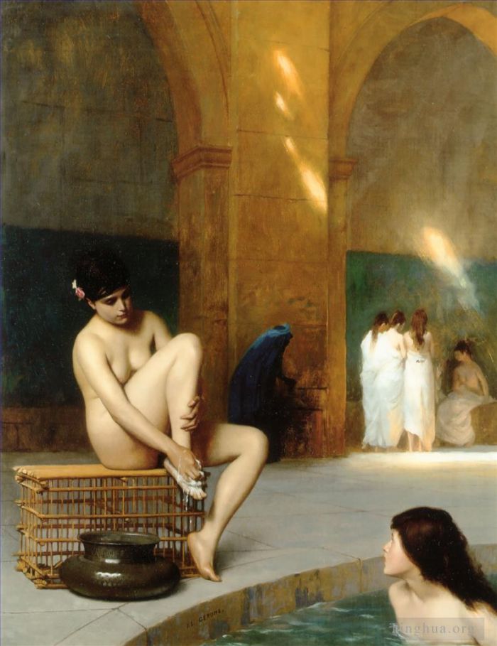 Jean-Léon Gérôme Peinture à l'huile - Femme nue