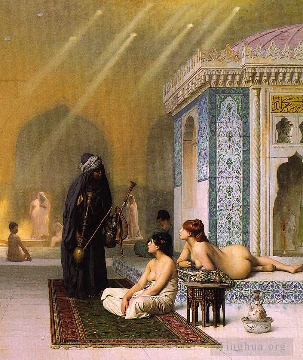 Jean-Léon Gérôme Peinture à l'huile - Piscine du harem