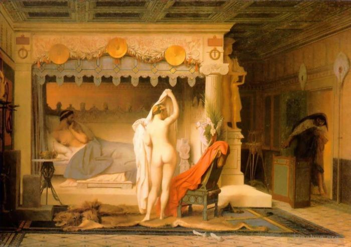Jean-Léon Gérôme Peinture à l'huile - Roi Candaules