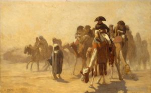 Jean-Léon Gérôme œuvres - Napoléon et son état-major en Egypte
