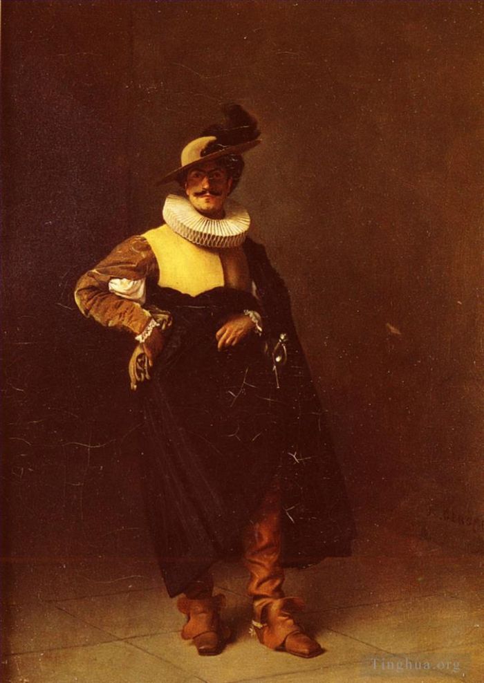 Jean-Léon Gérôme Peinture à l'huile - PersonnageLouis XIII