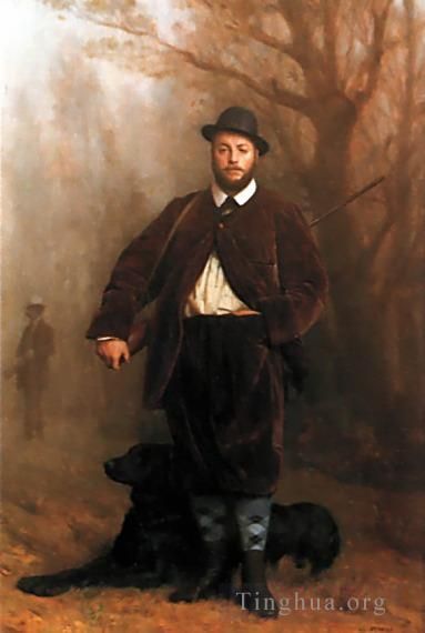 Jean-Léon Gérôme Peinture à l'huile - Portrait d'Édouard Delessert