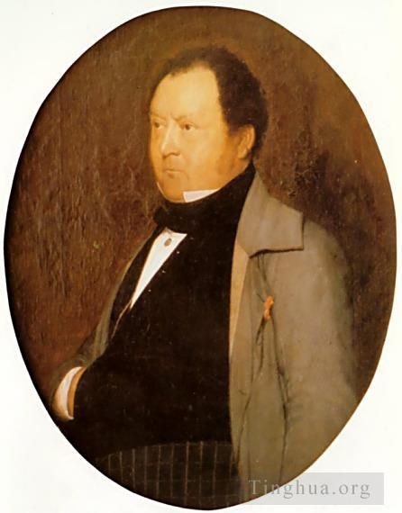 Jean-Léon Gérôme Peinture à l'huile - Portrait de M Leblond