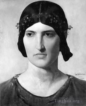 Jean-Léon Gérôme œuvres - Portrait d'une femme romaine