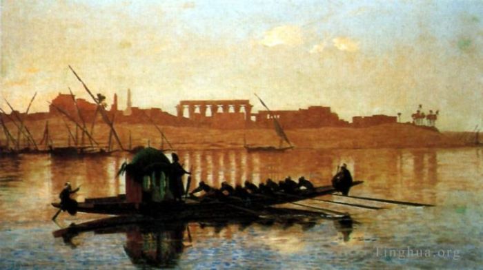 Jean-Léon Gérôme Peinture à l'huile - Esquisse pour l'excursion du harem