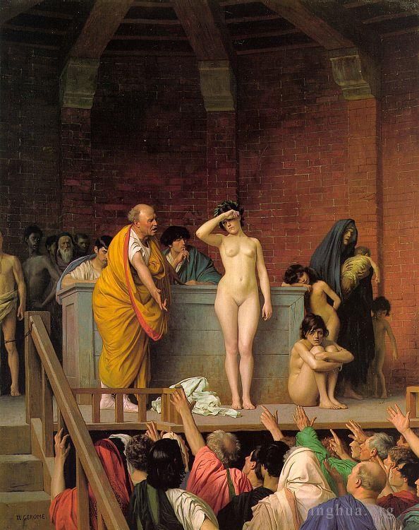 Jean-Léon Gérôme Peinture à l'huile - Ventes aux enchères d'esclaves