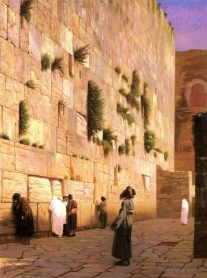 Jean-Léon Gérôme œuvres - Mur des Salomon à Jérusalem
