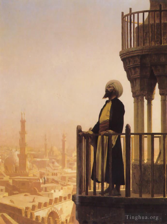 Jean-Léon Gérôme Peinture à l'huile - L'appel à la prière