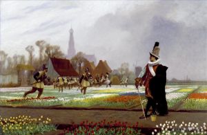 Jean-Léon Gérôme œuvres - La folie des tulipes