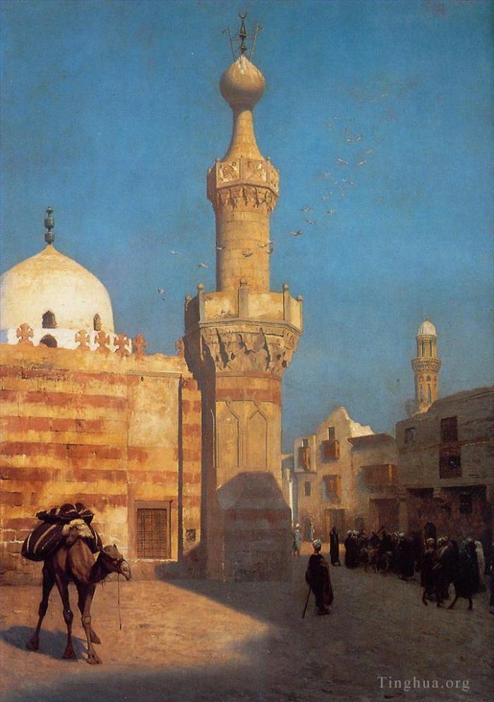 Jean-Léon Gérôme Peinture à l'huile - Vue du Caire, sans date