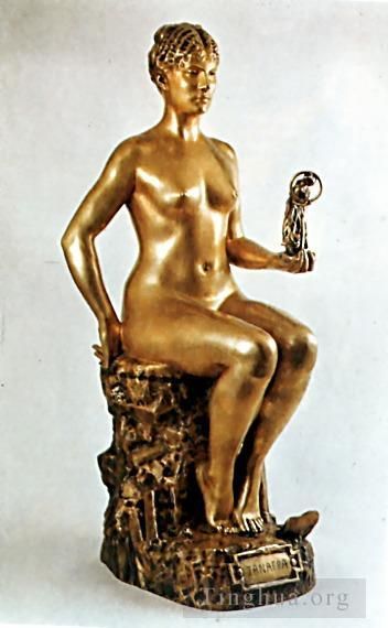 Jean-Léon Gérôme Sculpture - Tanagra